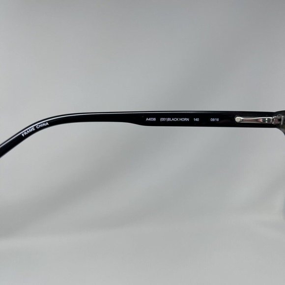 ALTAIR EVOLUTION EYEGLASSES A4036 FRAMES (001) BLACK HORN 54 [] 17 140 DEMOS - Picture 6 of 13